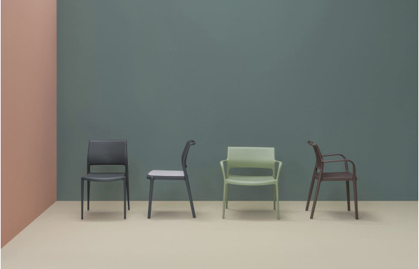 Пластиковый стул Pedrali Ara 315/GC Серый-10