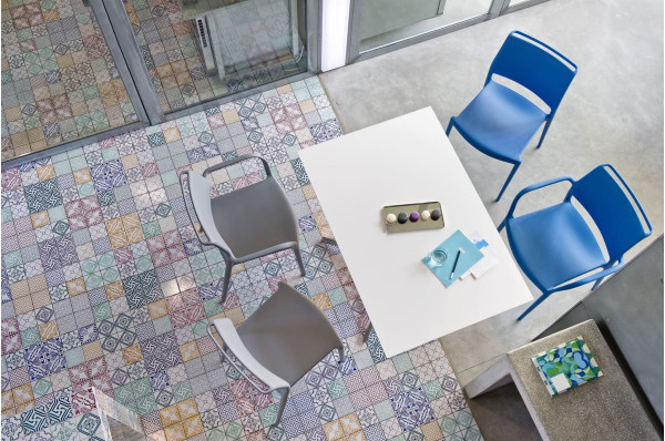 Пластиковый стул Pedrali Ara 315/GC Серый-8