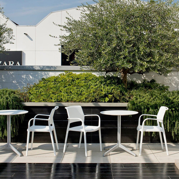 Пластиковый стул Pedrali Ara 315/BI Белый-9