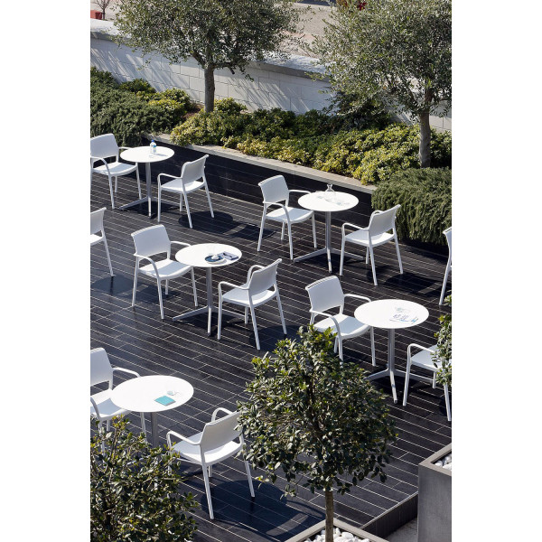 Пластиковый стул Pedrali Ara 315/BI Белый-12