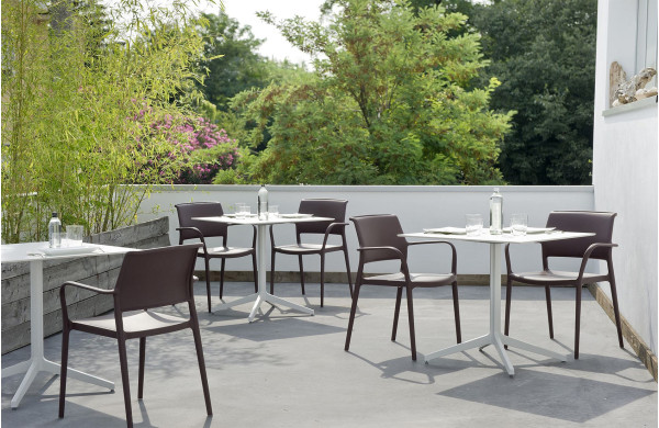 Пластиковый стул Pedrali Ara 315/MA2 Коричневый-8