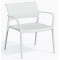 Крісло пластикове Pedrali Ara 316/BI біле для тераси-0-thumb