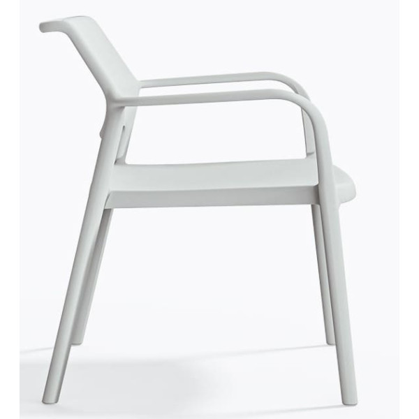 Крісло пластикове Pedrali Ara 316/BI біле для тераси-2