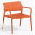 Крісло пластикове Pedrali Ara 316/AR помаранчеве для тераси