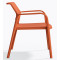 Крісло пластикове Pedrali Ara 316/AR помаранчеве для тераси-2-thumb