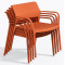 Крісло пластикове Pedrali Ara 316/AR помаранчеве для тераси-6-thumb