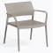 Крісло пластикове Pedrali Ara 316/BE сіре для тераси-0-thumb