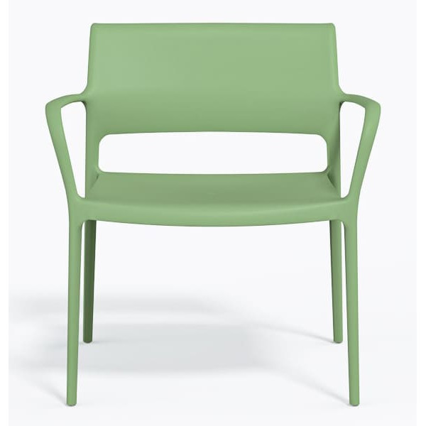 Крісло пластикове Pedrali Ara 316/VS зелене для тераси-2