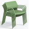 Крісло пластикове Pedrali Ara 316/VS зелене для тераси-7-thumb