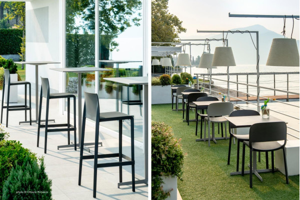 Пластиковый стул Pedrali Dome 260/NE Черный-17