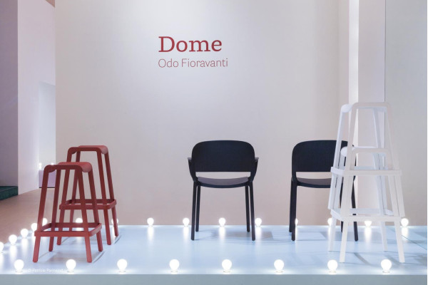 Пластиковый стул Pedrali Dome 260/NE Черный-9