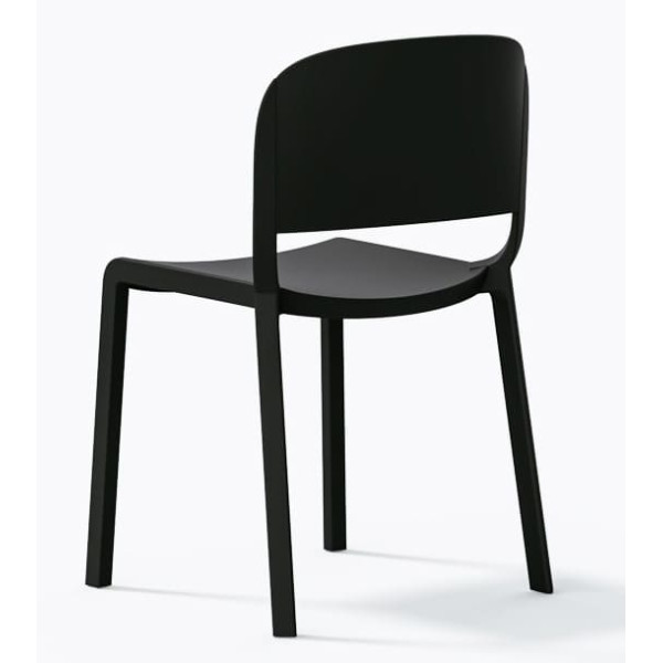 Пластиковый стул Pedrali Dome 260/NE Черный-3