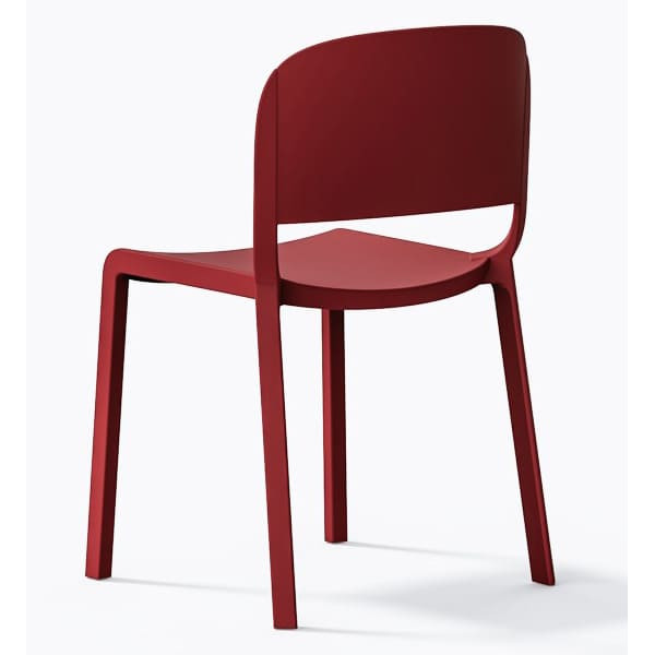 Пластиковий стілець Pedrali Dome 260/RO Червоний-3