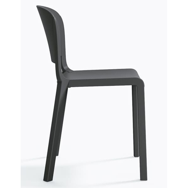 Пластиковый стул Pedrali Dome 260/GA Серый-2