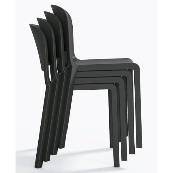 Пластиковый стул Pedrali Dome 260/GA Серый-6