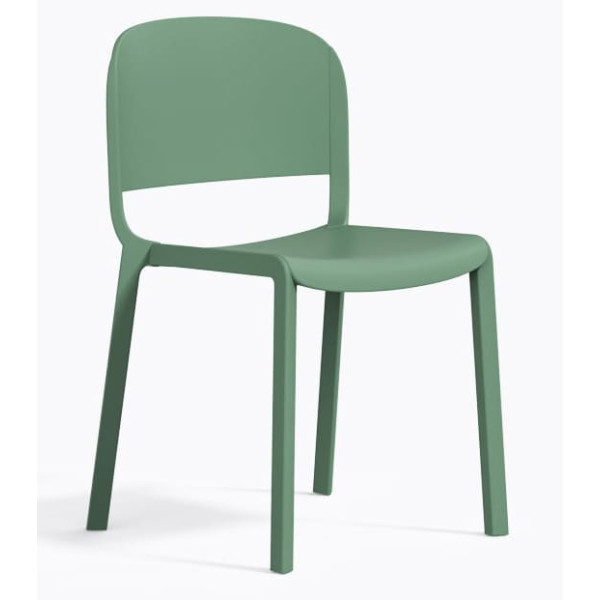 Пластиковый стул Pedrali Dome 260/VE2 Зеленый-0