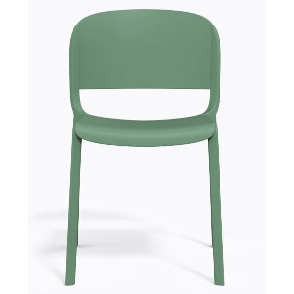 Пластиковый стул Pedrali Dome 260/VE2 Зеленый-1