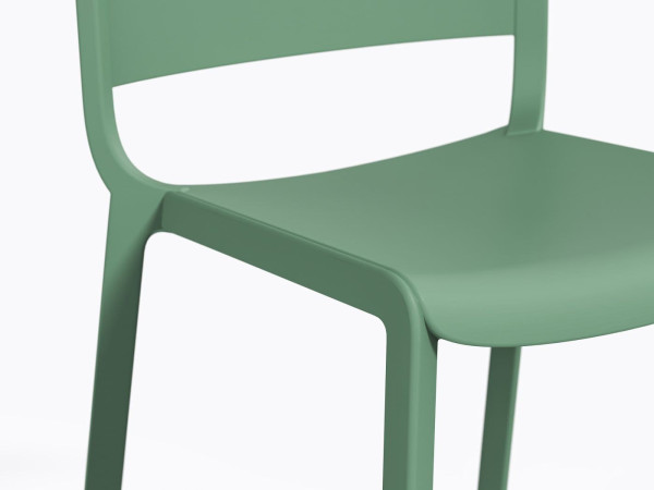 Пластиковый стул Pedrali Dome 260/VE2 Зеленый-4
