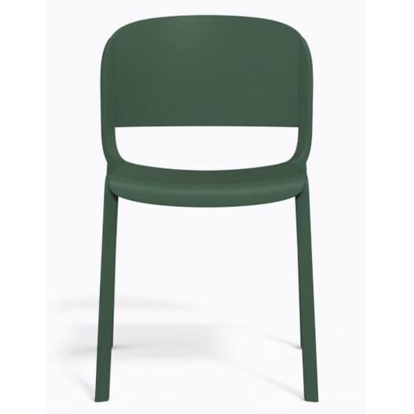Пластиковий стілець Pedrali Dome 260/VE Зелений-1