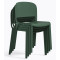Пластиковий стілець Pedrali Dome 260/VE Зелений-5-thumb