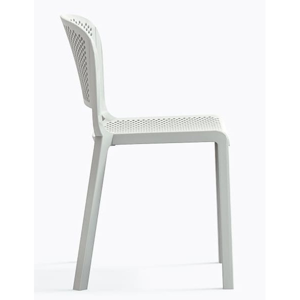 Пластиковий стілець Pedrali Dome 261/BI Білий-2