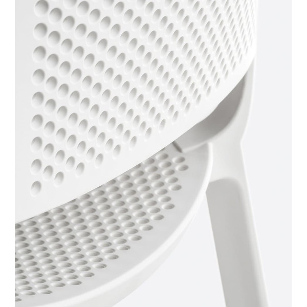 Пластиковий стілець Pedrali Dome 261/BI Білий-4