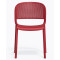 Пластиковий стілець Pedrali Dome 261/RO Червоний-1-thumb