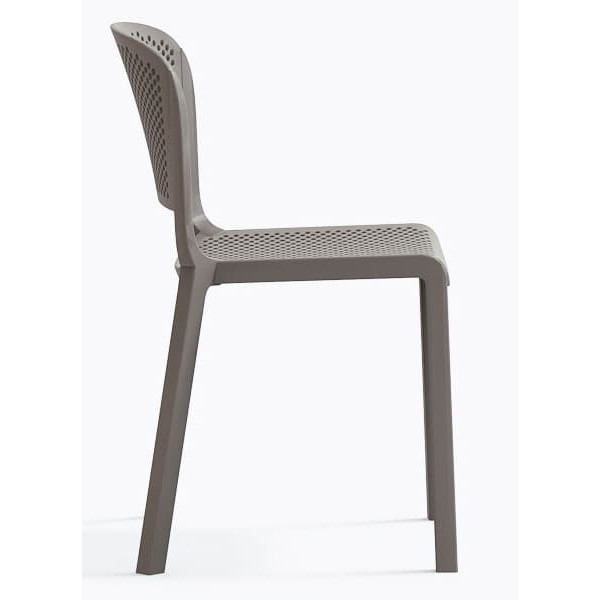 Пластиковий стілець Pedrali Dome 261/BE Сірий-2