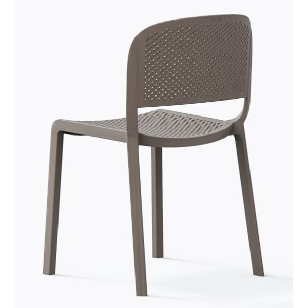 Пластиковий стілець Pedrali Dome 261/BE Сірий-3