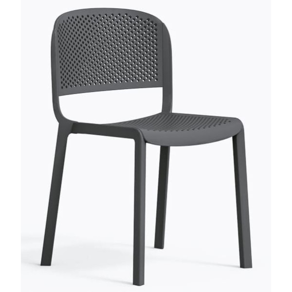 Пластиковий стілець Pedrali Dome 261/GA Сірий-0