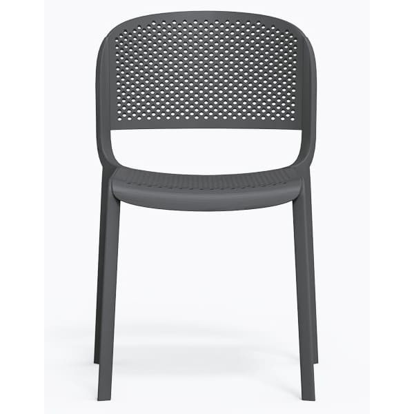 Пластиковий стілець Pedrali Dome 261/GA Сірий-1