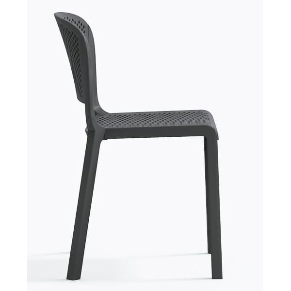 Пластиковий стілець Pedrali Dome 261/GA Сірий-2