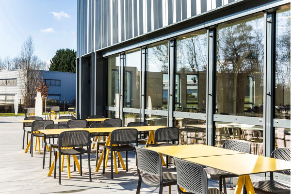 Пластиковий стілець Pedrali Dome 261/BE Сірий-12