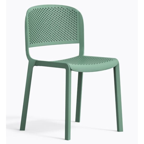 Пластиковий стілець Pedrali Dome 261/VE2 Зелений-0