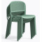 Пластиковий стілець Pedrali Dome 261/VE2 Зелений-4-thumb