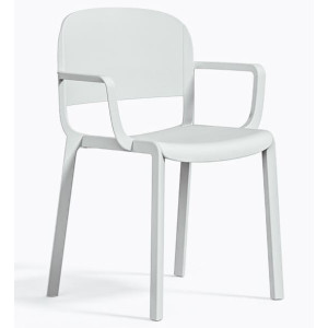 Пластиковий стілець Pedrali Dome 265/BI Білий