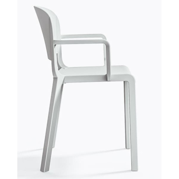 Пластиковий стілець Pedrali Dome 265/BI Білий-2