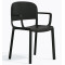 Пластиковий стілець Pedrali Dome 265/NE Чорний-0-thumb