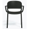 Пластиковий стілець Pedrali Dome 265/NE Чорний-5-thumb