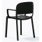 Пластиковий стілець Pedrali Dome 265/NE Чорний-7-thumb