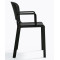 Пластиковий стілець Pedrali Dome 265/NE Чорний-6-thumb