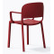 Пластиковий стілець Pedrali Dome 265/RO Червоний-3-thumb