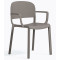 Пластиковий стілець Pedrali Dome 265/BE Сірий-0-thumb