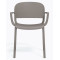Пластиковий стілець Pedrali Dome 265/BE Сірий-1-thumb
