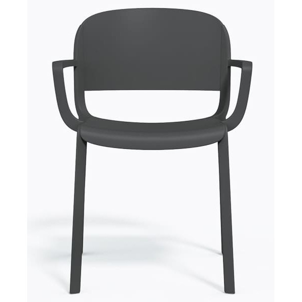 Пластиковий стілець Pedrali Dome 265/GA Сірий-1