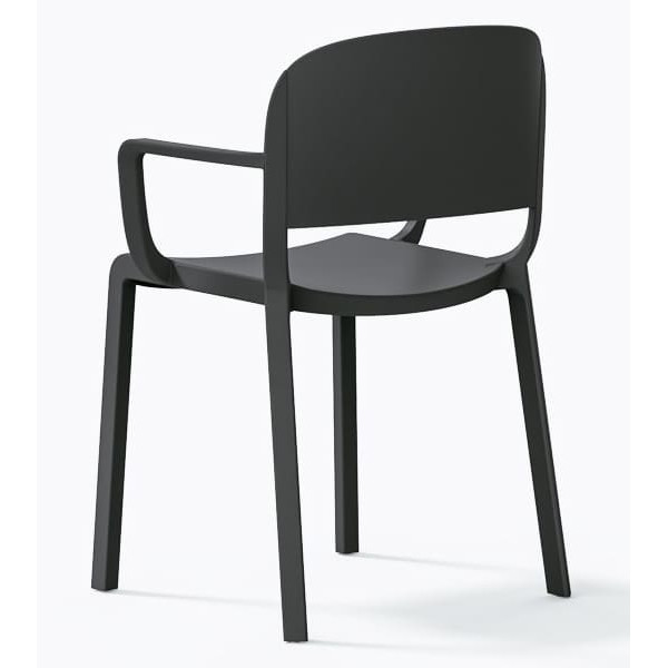 Пластиковий стілець Pedrali Dome 265/GA Сірий-3