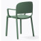 Пластиковий стілець Pedrali Dome 265/VE2 Зелений-3-thumb