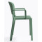 Пластиковий стілець Pedrali Dome 265/VE2 Зелений-2-thumb