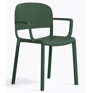 Пластиковый стул Pedrali Dome 265/VE Зеленый