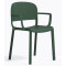 Пластиковий стілець Pedrali Dome 265/VE Зелений-0-thumb